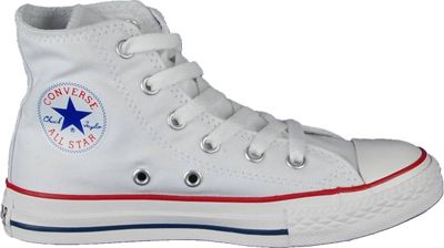 Converse CHUCK HI KIDS FREIZEITSCHUHE, Originals Leinen hoch WEISS