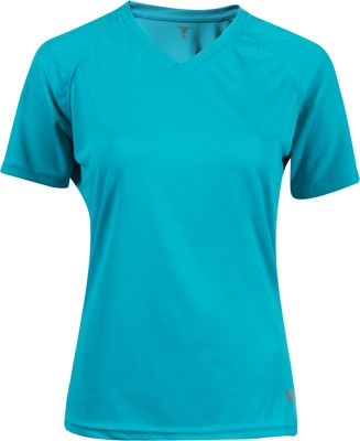 RUNNERSPOINT.COM DAMEN LAUFSHIRT KURZ, Running Shirt kurzarm T&Uuml;RKIS