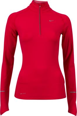 Nike Running ELEMENT DAMEN LAUFSHIRT LANG, Running Shirt langarm PINK