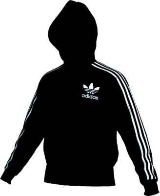 adidas Originals HOODED FLOCK HERREN FREIZEITJACKE, Sportswear Sonstige BLAU