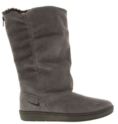 Nike SNEAKER HOODIE  DAMEN FREIZEITSCHUHE, Hiking/Streetwear Boot High GRAU