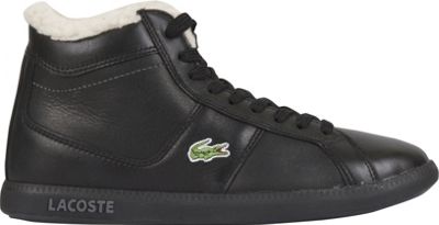 Lacoste OBSERVE HI FUR DAMEN FREIZEITSCHUHE, Hiking/Streetwear Boot Mid SCHWARZ