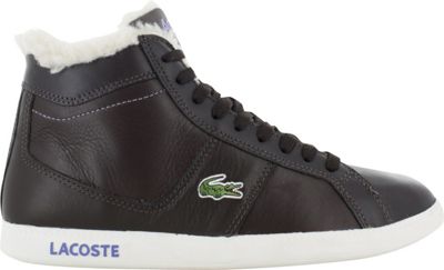 Lacoste OBSERVE HI FUR DAMEN FREIZEITSCHUHE, Hiking/Streetwear Boot Mid DUNKELBRAUN