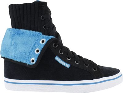 adidas ORIGINALS HONEY HIGH DAMEN FREIZEITSCHUHE, Hiking/Streetwear Boot Mid SCHWARZ