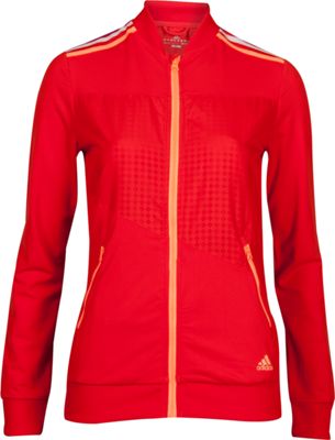 adidas MODERN CLASSICS GRETE DAMEN LAUFJACKE, Running Jacke ROT