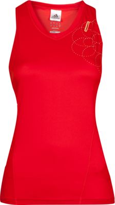 adidas SUPERNOVA MICOACH RESOLUTION DAMEN LAUFTOP, Running Singlet / Top ROT