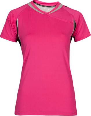 Asics L2 DAMEN LAUFSHIRT KURZ, Running Shirt kurzarm PINK