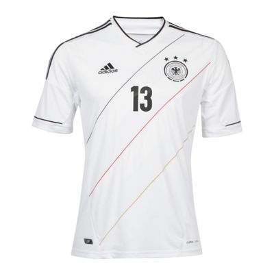 adidas DFB DEUTSCHLAND HOME EM HERREN TRIKOT 2012 M&Uuml;ELLER, Fussball Trikot WEISS