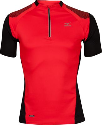 Mizuno PERFORMANCE TRAIL 1/2 ZIP HERREN LAUFSHIRT KURZ