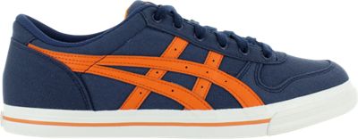 Asics AARON CV HERREN FREIZEITSCHUHE, Trend Leinen flach BLAU