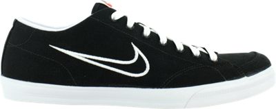 Nike CAPRI CNVS HERREN FREIZEITSCHUHE, Trend Leinen flach SCHWARZ