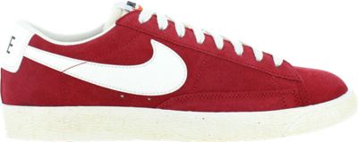 Nike BLAZER LOW PREMIUM RETRO SUEDE HERREN FREIZEITSCHUHE, Trend Basketball ROT