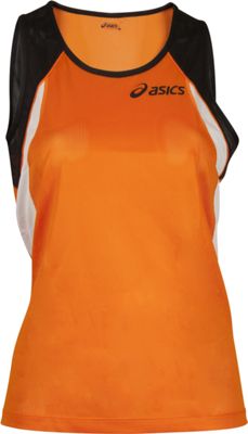 Asics SHIVA TEAM DAMEN LAUFTOP, Running Singlet / Top ORANGE