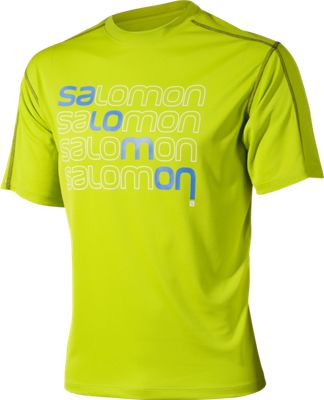 Salomon STROLL LOGO HERREN LAUFSHIRT KURZ product photo