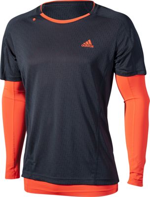 adidas SEQUENTIALS 2 IN 1 HERREN LAUFSHIRT LANG product photo