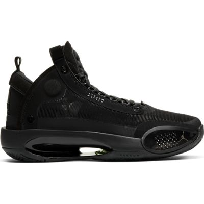 Jordan Boys Jordan AJ XXXIV - Boys' Grade School Shoes Black/Dark Smoke Grey/Electric Green Size 04.5 - BQ3384-003