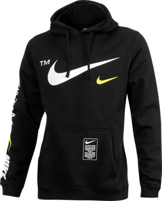 nike micro branding hoodie