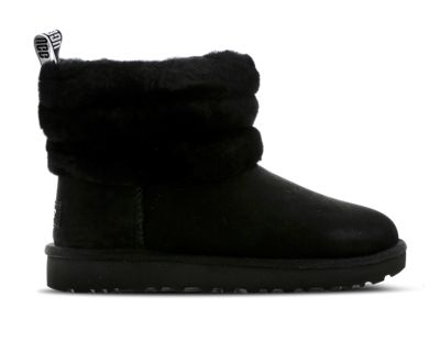 UGG Fluff Mini Quilted - Women Boots (1098533-BLK)