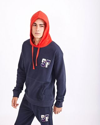 Sneaker Freak College - Men Hoodies (3133220 NAVY)