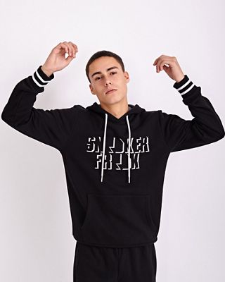 Sneaker Freak Shadow Logo - Men Hoodies (3133222 BLACK)