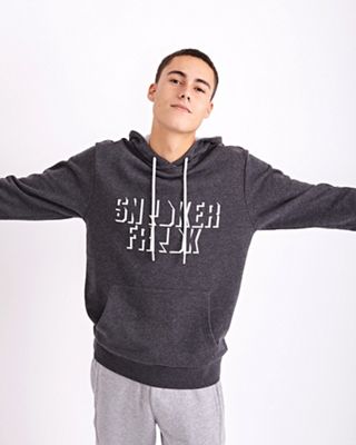 Sneaker Freak Shadow Logo - Men Hoodies (3133222 CHARC)