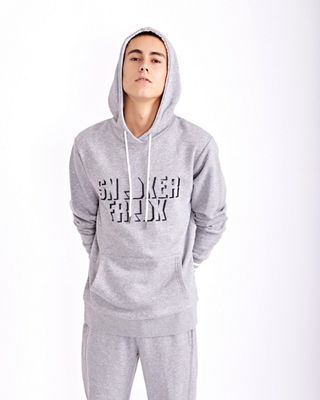 Sneaker Freak Shadow Logo Over The Head - Men Hoodies (3133222 GREY)