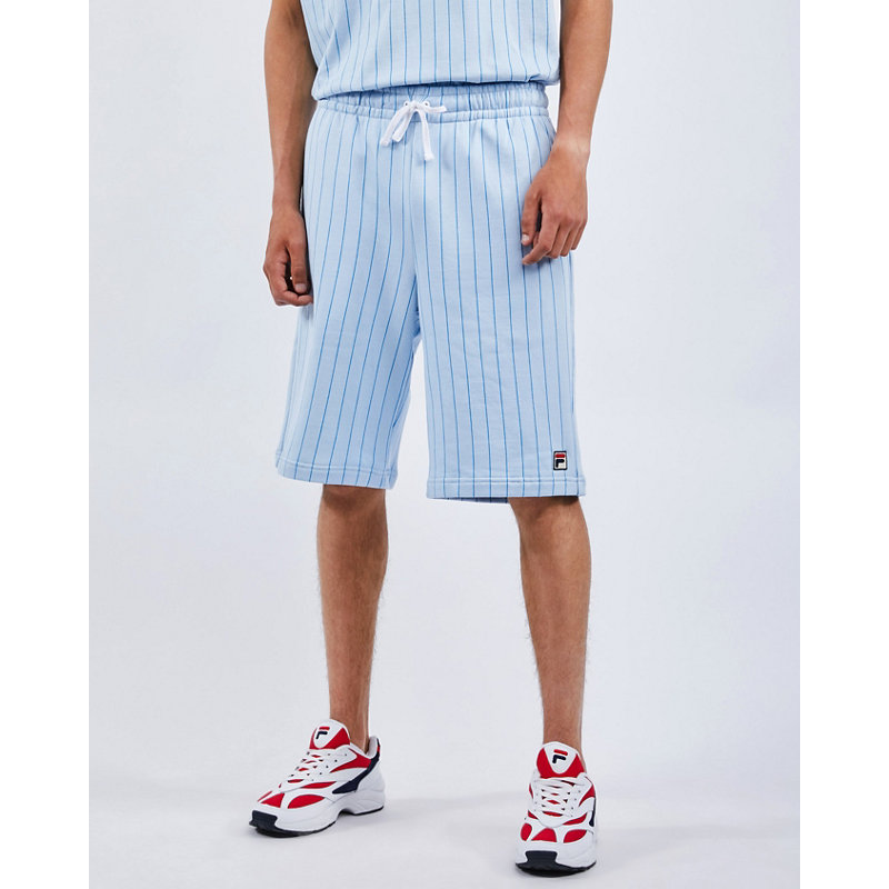 Fila BB1 Herren Shorts fila deutschland shop, Fila – Schwarze Frottee Shorts Blau