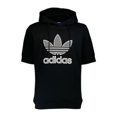 adidas men's short sleeve hoodie
