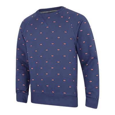 Umbro All Over Print Crew - Men Sweatshirts (UZ2MS1829-NAVY)