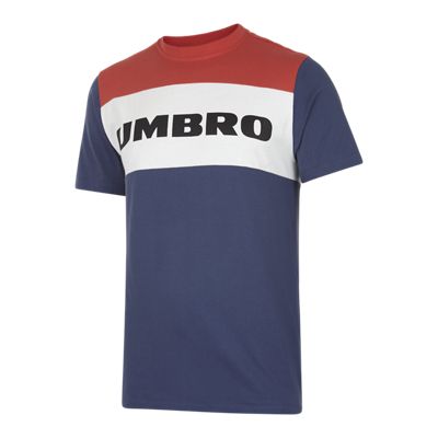 Umbro Block Logo - Men T-Shirts (UZ2MS1807-NAVY)