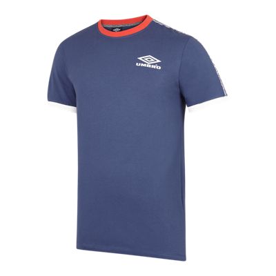 Umbro Tape Logo - Men T-Shirts (UZ2MS1802-NAVY)