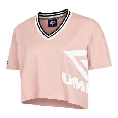 Umbro Crop Side Logo - Women T-Shirts (YZ2WS1804 PINK)