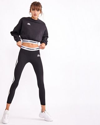 Umbro Logo - Women Leggings (UZ2WW1824 BLK)