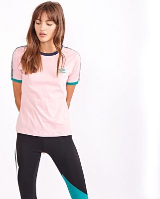 Umbro Contrast Rib - Women T-Shirts (UZ2WW1826 BLSH)