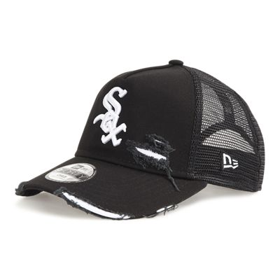 New Era Distressed Trucker Chicago White Sox Kids - Unisex Caps (11834591)